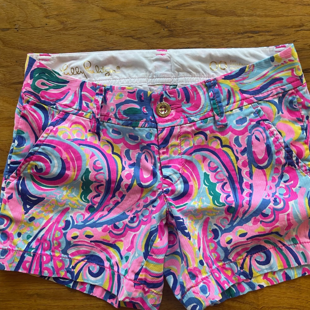 Lilly Pulitzer size 00 summer shorts